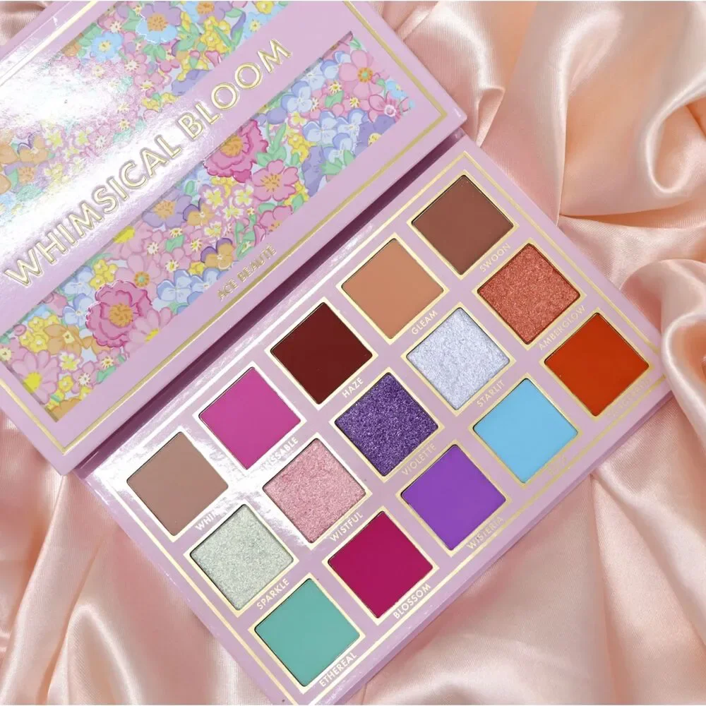 NIB Ace Beaute Whimsical Bloom Eyeshadow Palette Pastel Bright Fairycore